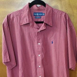 Ralph Lauren red dress shirt